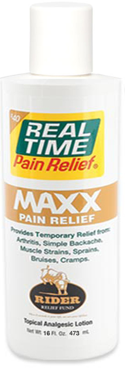 Product 16oz bottle of MAXX Pain Relief by Real Time Pain Relief